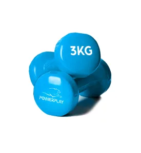 Набір гантелей в кейсі 12 кг. PowerPlay 4118 Fitness Dumbells 2 шт.*1 кг. 2 шт.*2 кг. 2 шт.* - 3 кг.