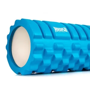 Масажний ролик (роллер) PowerPlay 4025 Massage Roller синій 33x14 см