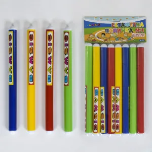 Естафетна палиці Bamsic №1 8 шт d-2,0 см,см, 0356