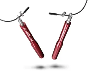 Скакалка швидкісна на підшипниках алюмінієва PowerPlay 4207 Elite Jump Rope Червона (3m.)