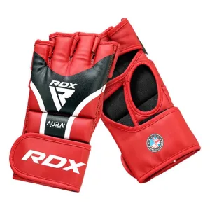 Рукавиці для ММА RDX AURA PLUS T-17 Red/Black M