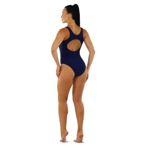One-piece swimming suit for women size 38-46 40 - blue