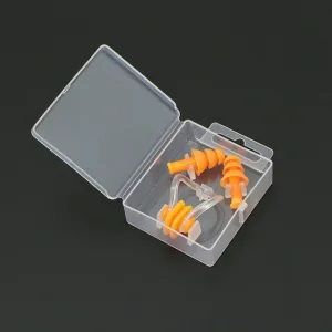 Набір беруші + затискач для плавання Синій