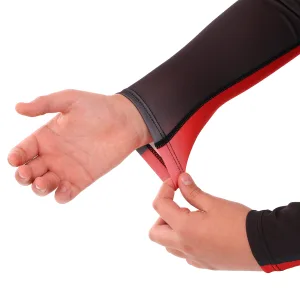 Костюм компресійний дитячий рашгард лонгслів штани та шорти VNM UFC FIGHT WEEK 2XS-L, чорний-червоний 9539B-9639B-V5030 L