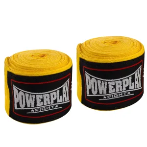 Бинти для боксу PowerPlay 3046 Жовті 4,5 м