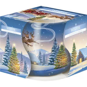 Ароматична свічка в скляному стакані зима SN 71 s-01