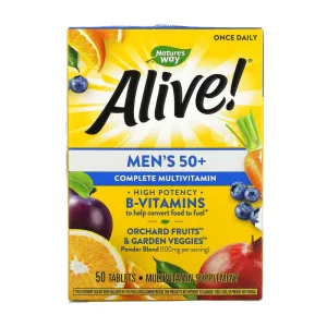 Alive! Men's 50+ - 50 таблеток