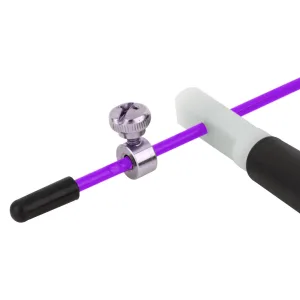 Скакалка швидкісна PowerPlay 4202 Ultra Speed Rope фіолетова (2,9m.)
