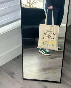 Екошопер на замку BookOpt BK4052 Ukraine (ластівки) бежевий