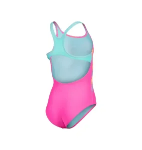 Сплошной купальник Arena Lines Swimsuit Swim Pro Back L детский 164 см розовый