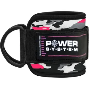 Ankle Cuffs Power System PS-3470 Ankle Strap Camo Pink/Black