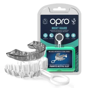 Нічна капа від бруксизму від скреготу зубами OPRO доросла вік 11+ Clear art.869002