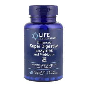 Enhanced Super Digestive Enzymes and Probiotics - 60 капсул