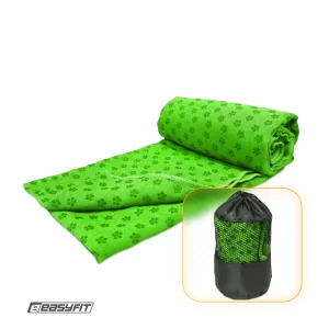 Рушник для йоги EasyFit Yoga Mat Towel з мікрофібри Зелений