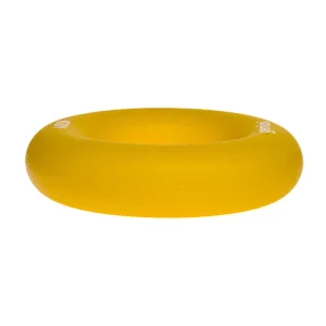 Еспандер кистьовий кільце силікон навантаження 18 кг жовтий - 9 см