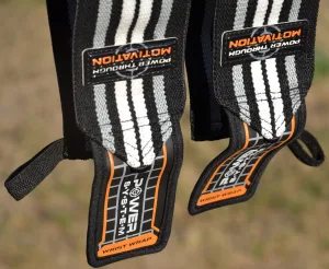 Кистьові бинти Power System PS-3500 Wrist Wraps Grey/чорний