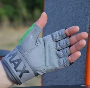Рукавички для фітнесу MadMax MFG-860 Wild Grey/Green XXL