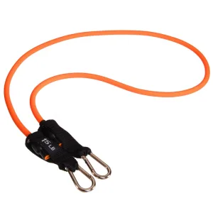 Еспандер трубчастий для фітнесу з карабіном 5,5х9х1200 мм навантаження 7 кг помаранчевий