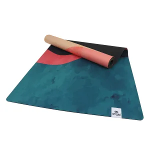 Килимок для йоги каучуковий лляний Pro 183 см*68 см*4 мм