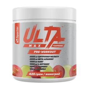 Ultra Max + Caffeine - 420 г, виноград