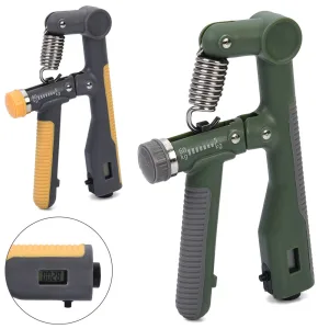 Еспандер кистьовий пружинний з лічильником та регульованим навантаженням 5-60 кг Помаранчевий