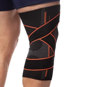 Наколінник еластичний бандаж з фіксуючим ременем MUTE 1 шт