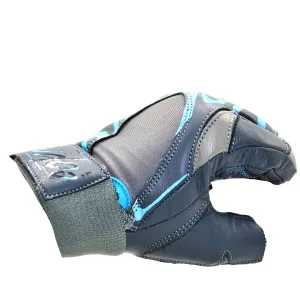 Рукавички для фітнесу MadMax MFG-921 Voodoo Mid grey/light blue M