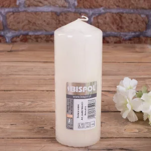 Свічка парафінова циліндрична молочна sw60/150