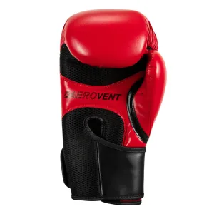 Рукавички боксерські рукавиці TITLE Boxing Vegan Red/Black 12 унцій (капа в комплекті)
