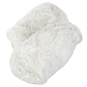 Football Goal Net Set of 2 pcs 7.32×2.44×1.5 m White