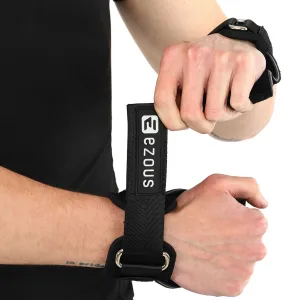 Накладки для підтягувань та тяг HAND GRIP THICKER LAYERS EZOUS 2 шт чорний універсальний