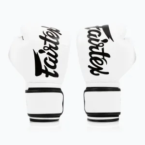 Боксерські рукавиці Fairtex BGV14 White 10 унцій (бинти в комплекті)