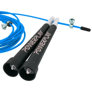Скакалка швидкісна PowerPlay 4202 Ultra Speed Rope синя 2,9 m.