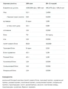 Vegan Protein - 500 г солона карамель