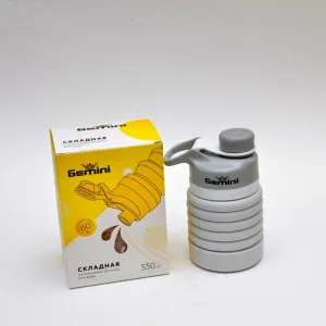 Пляшка для води 550 мл BG07-GREY