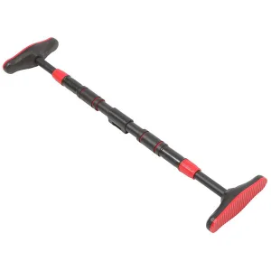 Турнік у дверний отвір розсувний з рівнем для вимірювання кутового відхилення