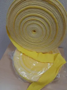 Бинтова стрічка для боксу PowerPlay жовта 100 м