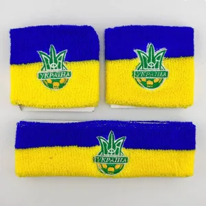 Набір напульсник та пов'язка на голову Україна