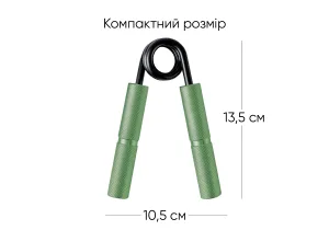 Кистьовий еспандер EasyFit Hand Grip PRO 91 кг зелений