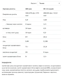 Whey Delicious - 700 г Печиво