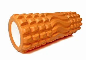 Масажний ролик EasyFit Wavyspines 33 см помаранчевий