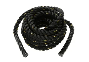 Канат для кросфіту Battle Rope 12 м діаметр 3,8 см - Чорний