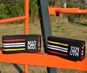 Бинти на коліна MadMax MFA-292 Knee Wraps Black