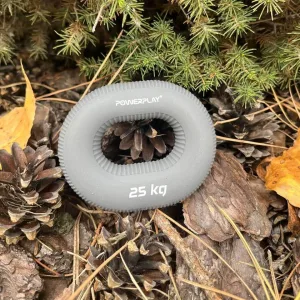 Еспандер кистьовий силіконовий PowerPlay PP-4336 Hand Grip Large 25 кг. сірий