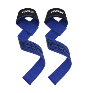 RDX S4 Gym Cotton Gel Straps Blue Plus