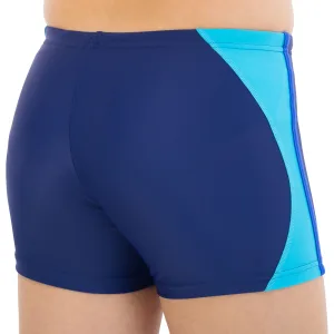 Плавки боксери для хлопчиків для плавання YINGFA вік 4-16 років синій-блакитний - 4