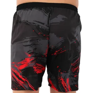 Костюм компресійний дитячий рашгард лонгслів штани і шорти VNM чорний-червоний 9529B-9629B-V5020 XS