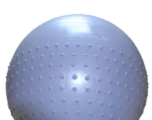 Fitness Ball Semi-Massage PowerPlay 4003 Ø75 cm Gymball Sky Blue + Pump