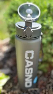 Пляшка для води CASNO 1050 мл KXN-1184 сіра