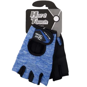 Рукавички для фітнесу та тренувань HARD TOUCH S - Чорний-синій